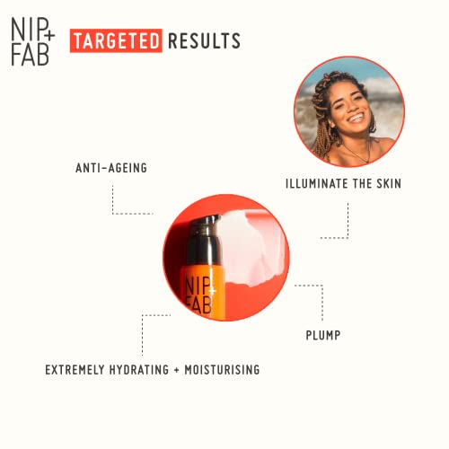 Nip + Fab Dragon Blood Fix Plumping Serum extremo para rosto com ácido hialurônico, flor de cacto, pró-envelhecimento, hidratação,