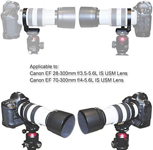 Anel de montagem do tripé IShoot para Canon EF 28-300mm f/3.5-5.6l é USM, suporte de colarinho de lente para Canon EF 70-300mm
