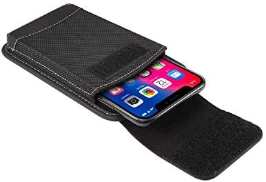 Bolsa de telefone Nylon Bolsa de transporte robusta de correia compatível com iPhone 11 Pro XS x 8 7 6, capa à prova d'água, estojo de bolsa universal do coldre
