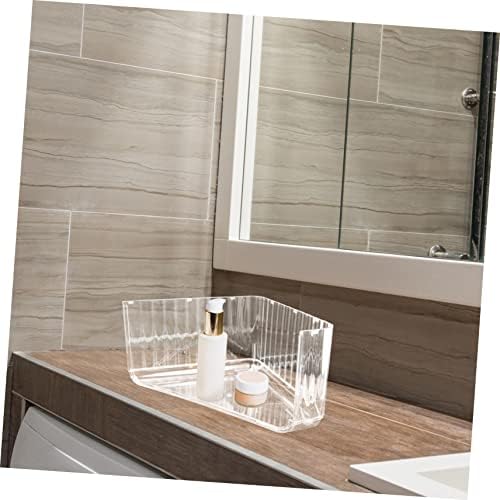 Zerodeko Triangle prateleira banheira clara prateleira prateleira de armazenamento de plataforma de shampoo plástico Organizador transparente prateleiras de chuveiro acrílico prateleiras de montagem na parede