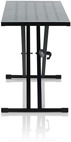 Gator Frameworks Table Utility Top e X Style Stand Stand Stand; 32 x 18 superfície, preto