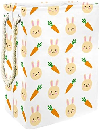 Bunny e cenoura cenoura cesto de lavander