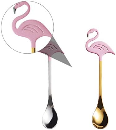 Cabilock Kids Sploons Espresso Presentes Flamingo Colela de café Holota