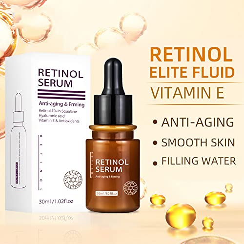 2022 Novo essência de Retinol Antial Enging Face, soro de retinol para anti -envelhecimento, novo Retinol Anti Aging Face essência, soro de ácido hialurônico retinol, 30 ml