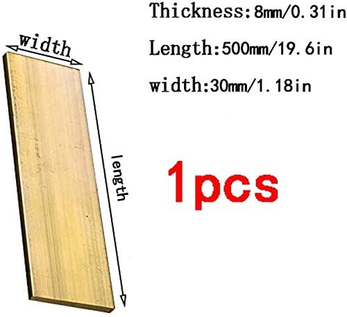 Nianxinn Brass Row H62 Condutividade térmica Diy Arts Crafts diariamente folhas de uso diário