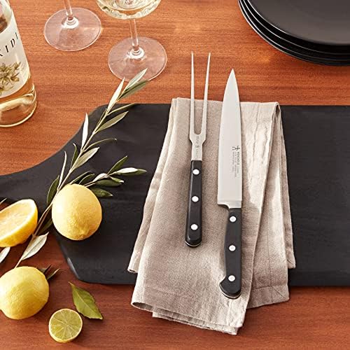 HENCKELS Classic Razor-Sharp 2-PC Carving Set, Razor Sharp alemão projetado informado por mais de 100 anos de domínio