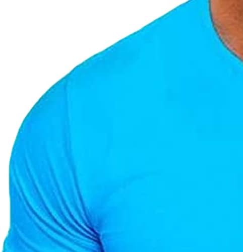 Maiyifu-GJ Gradiente Men Gradiente Tie Tye Dye Crewneck Crewneck Moda Tops de algodão Summer Slim Fit Stretch Athletic