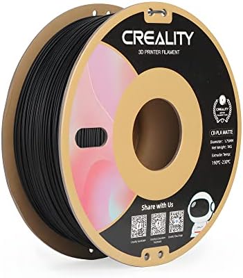 Crealidade oficial ENDER 3 MAX NEO & CR-PLA Black Matte Pla Filamento, 1,75 mm, 1kg