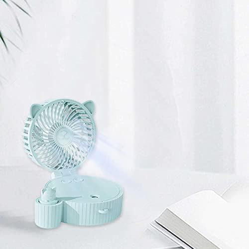 Umidificador do ventilador-ventilador de spray leve colorido e atomizador A-Ir, silencioso portátil portátil desktop