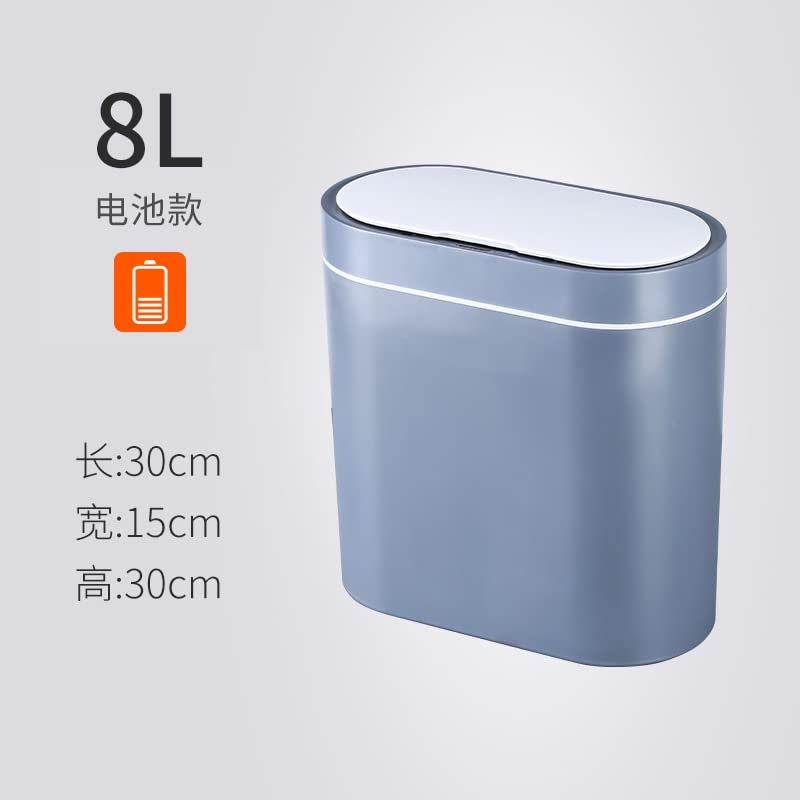 Lata de lixo do sensor inteligente de Zhaoleei para lata de lixo de cozinha para banheiro banheiro da sala de estar lixo da