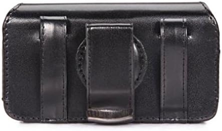 Caixa de cinto de couro lixos giratórios de coldre da capa Pouch Carrega Proteção Compatível com LG Chocolate Touch