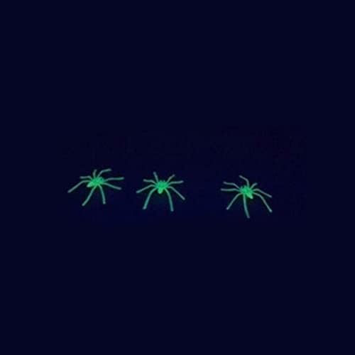 Bestoyard Spiders Spiders Fake Spider Spider Spider Spider Piadas Adeços para Prank Halloween Party Decoration 100 PCS （WHTIE）