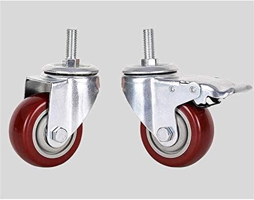 Xzgden Superior Superior Superiamento High -Glips Castors Para móveis 75 mm 100 mm 125 mm 360 kg a 480 kg giratório giratório giratório