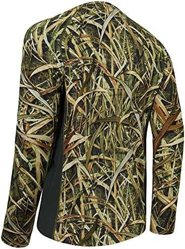 Bassdash FS13M Hunting Camo Performance de caça de manga longa Pesca UPF50+