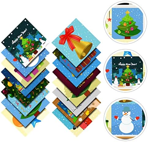 Upkoch 16 folhas de adesivo de azulejos de Natal