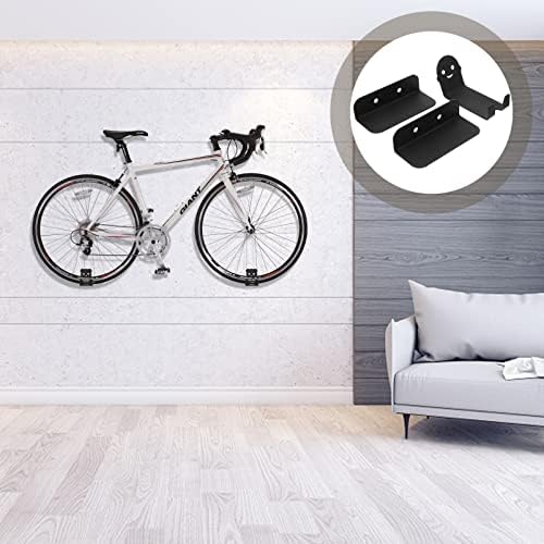 Armazenamento de garagem animada 1 conjunto de bicicleta de bicicleta ciclismo de ciclismo de pedal cabides de parede de parede