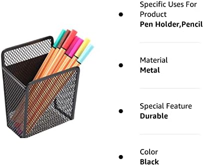 Porta de lápis magnética - Portador de malha de ímãs extras fortes perfeita para quadros brancos, geladeira e acessórios