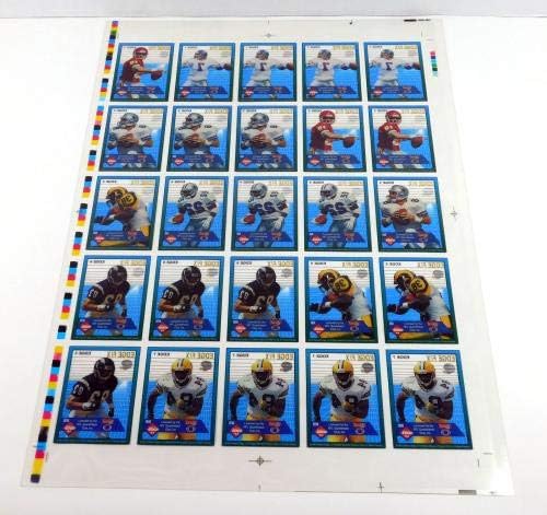 1994 Collector's Edge Football Edge f/x 25 Cartão sem cortes 14 x 20 - Conjuntos completos de futebol