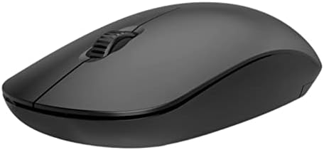 Mouse para jogos de 2,4 GHz Mouse de jogo recarregável compatível para viagens Bateria preta alimentada por bateria