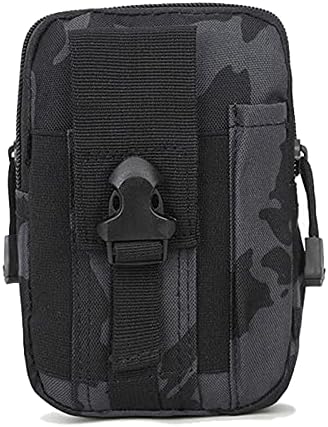 Bolsa de cintura tática ao ar livre Cintura de cintura militar Bolsa compacta Bolsa Molle EDC Pouch para carteira de