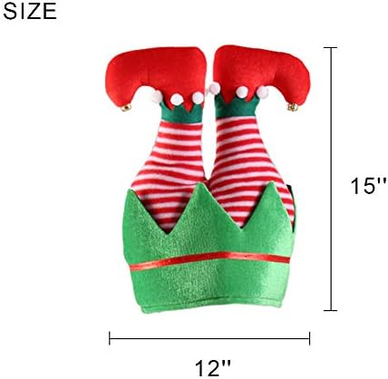 Figuras em miniatura de Natal 36pcs de Natal e chapéu de elfo de Natal