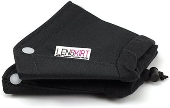 Lenskirt Anti -reflexão portátil e lente flexível capuz - se encaixa em qualquer lente