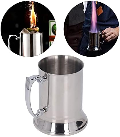 Cerveja de parede dupla Stein Stainless Aço Isolado à prova de ferrugem Caneca de café Anti Corroson para bar com alça boa isolamento