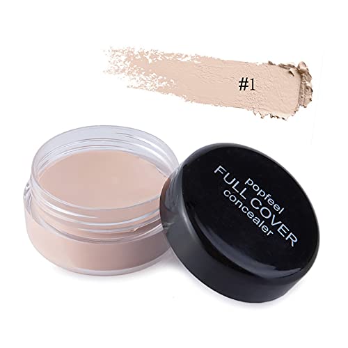 Center de capa natural natural cremoso Face Face Lip Eye Foundation, Fundação líquida de base de maquiagem à prova d'água duradoura