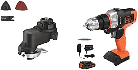 Black+Decker Matrix Ostrix Oclating Aclitment com 20V MAX MAX MAX LIME