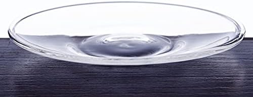 Placa de vidro de vidro resistente ao calor XJHoma Placa de vidro pequeno Mini bandeja de xícara de chá [6pc, pequeno]
