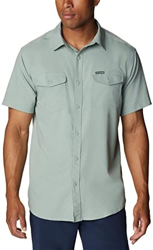 Columbia Men's Utilizer II Camisa de manga curta sólida, Wicking, proteção solar