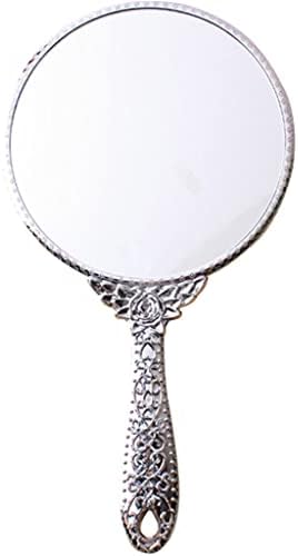 Espelho de maquiagem de maquiagem portátil de Walnuta, espelho retro espelho portátil portátil Dormência do aluno Domerritório