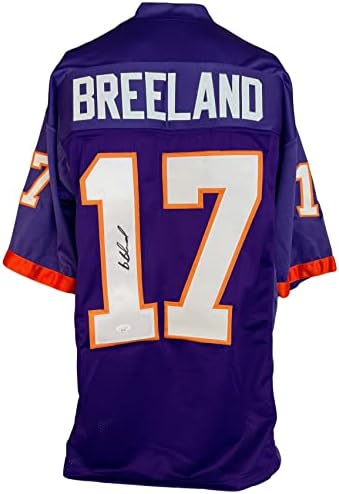 Bushaud Breeland autografou Jersey NCAA Clemson Tigers JSA Kansas City