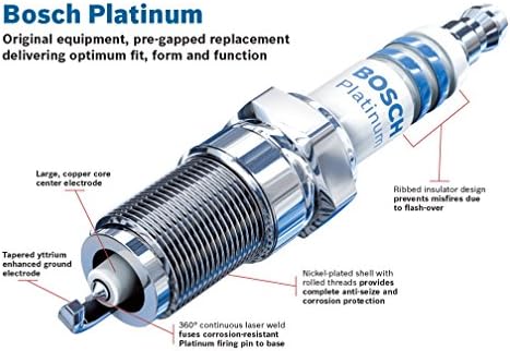 Bosch Automotive OE Wire Fine Platinum Spark Pack - pacote de 4