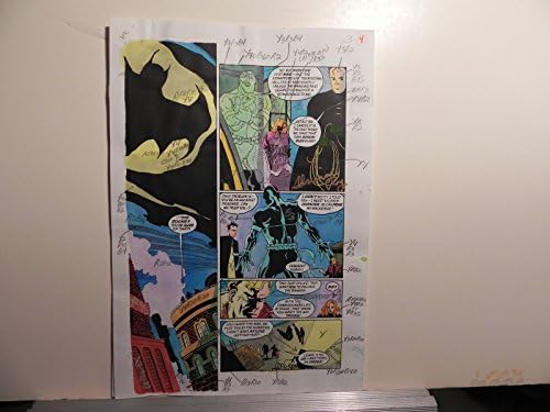 Batman Shadow Bat Part #9 Guia de cores assinada por Adrienne Roy com C.O.A PG 4