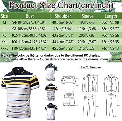 Yhaiogs tees masculino camisas polo de manga curta de manga curta Ultra algodão com bolso, estilo 300 camisas de ginástica Men