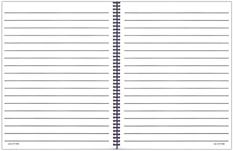 Notebook de baixa visão - linhas grossas