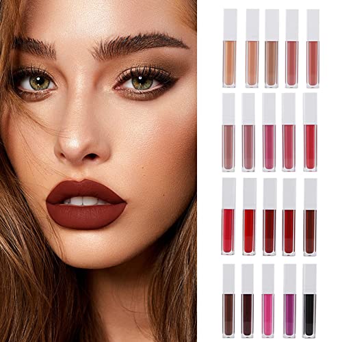 OUTFMVCH 50 LIVROS LIP VELVET LIPSTUM PORTÁVEL Classic Classic Longa Longa Alcance macia Color Full Lips Lip Gloss7ml Ultra