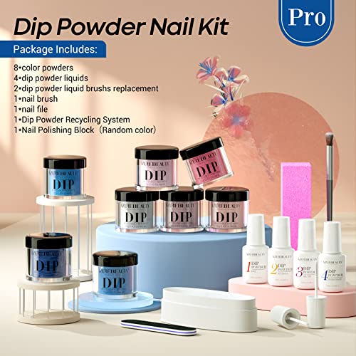 AzureBeauty Dip Powder Nail Kit Starter, 2022 Recém