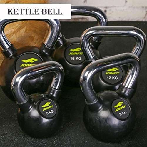 Kettlebells Agyh Black Cast Iron, Treinamento de força Equipamento transversal, usado em casa e academia, 4kg/6kg/12kg/16kg/24kg