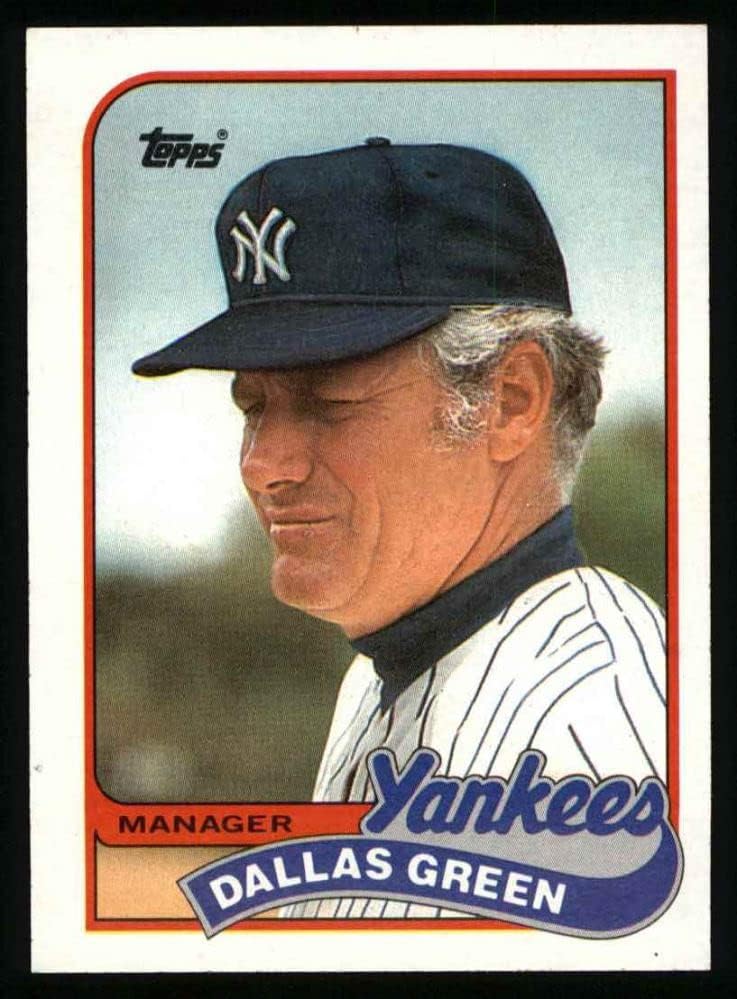 1989 Topps # 104 Dallas Green New York Yankees NM/MT Yankees