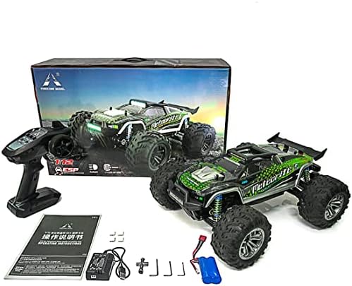 Lingxuinfo 1/12 RC Brinquedo off-road, 2,4g 4CH 4WD 60km/h Desert de alta velocidade Desert Off-Road Monster Racing VEÍCUL