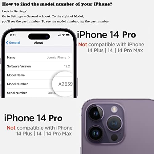 J.WEST Compatível com iPhone 14 Pro Case Soft Cheft Cheft Chete Clear Floral Telefone Protetor para mulheres, Projeto de padrão