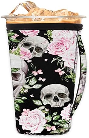 Skull de açúcar ROSE BLACA BLACA 02 MUDA DE CAFÉ IBELA REUSIAL COM MUDANÇA DE CUPLA DE NEVENO DE SUFERIA PARA RESUMO, LATTE, TEA, PECIDAS