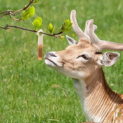 Moonoom 40 PCs Deer Urine Walk, White Hunting Scent Buck Atraante, Doe Pee Wick Rut Scent Buck Lure para Deer Whitetail