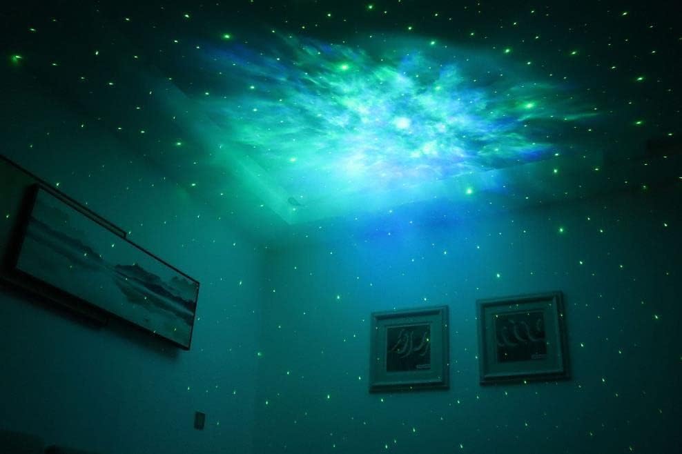 Projector de astronauta Starry Sky Galaxy Stars Projector Night Light Led Lamp para quarto da sala de berçário Decoração