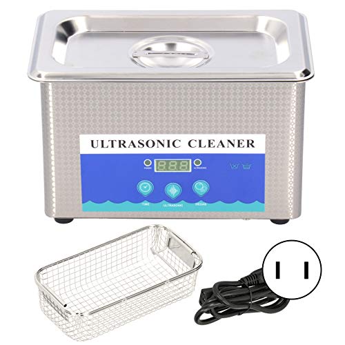 Limpador ultrassônico, dispositivo de limpeza ultrassônico de aço inoxidável, máquina de lavar timer DK-009B, máquina