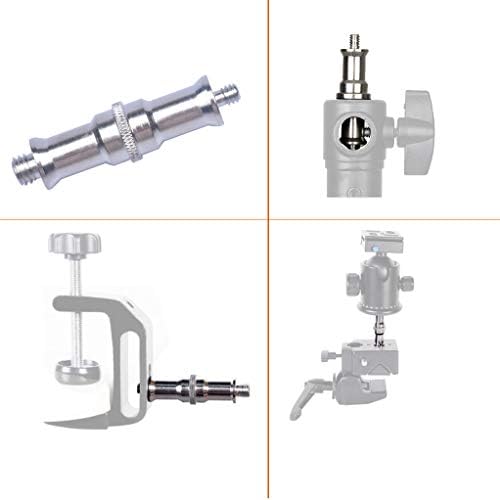 Adaptador de suporte de luz XWELL ， padrão de 1/4 a 3/8 de polegada METAL MACH MACHE MACHED Adaptador de rosca de rosca de rosquinha