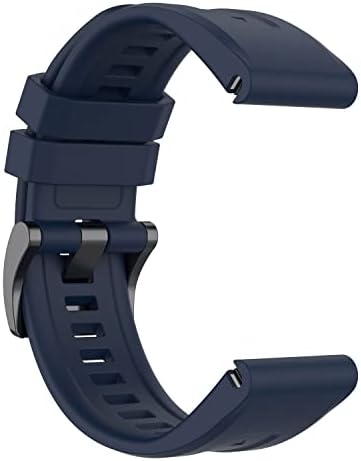 Wuwocj Watch Band compatível para Garmin Fenix ​​7x/Fenix ​​6x/Fenix ​​5x/Fenix ​​5x Plus/Fenix ​​6x/Fenix ​​6x Pro Soft Silicone Sport Strap Strap