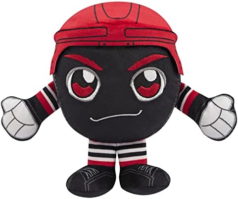 Bleacher Creaturas Chicago Blackhawks 8 Kuricha Hockey Puck Sitting Plush- Soft chibi inspirado em pelúcia